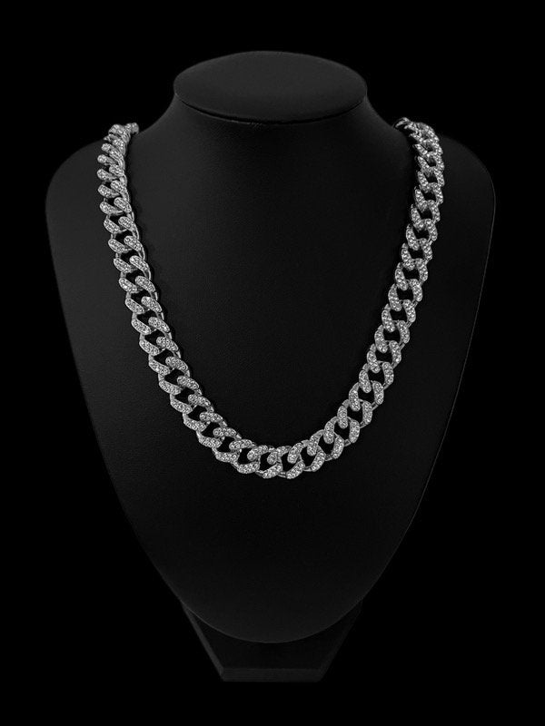 COLLAR CUBANO PLATA 1.3mm