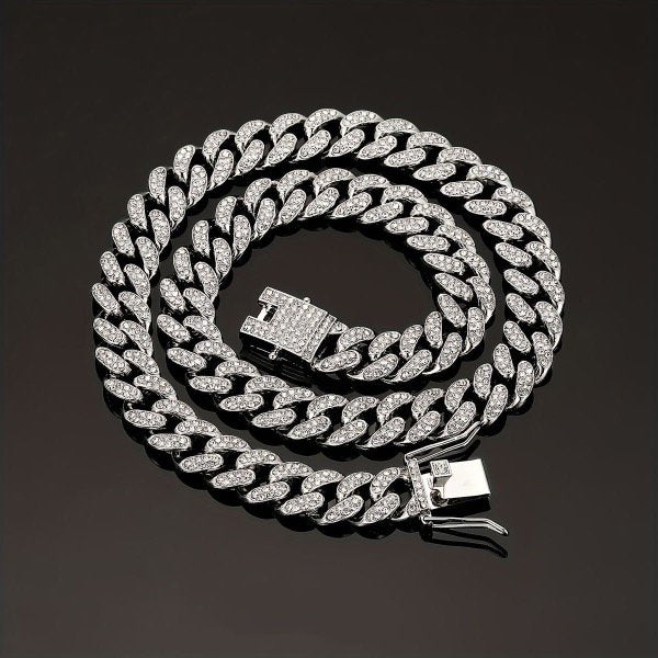 COLLAR CUBANO PLATA 1.3mm