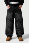 SHINY – BAGGY JEAN CON STRASS