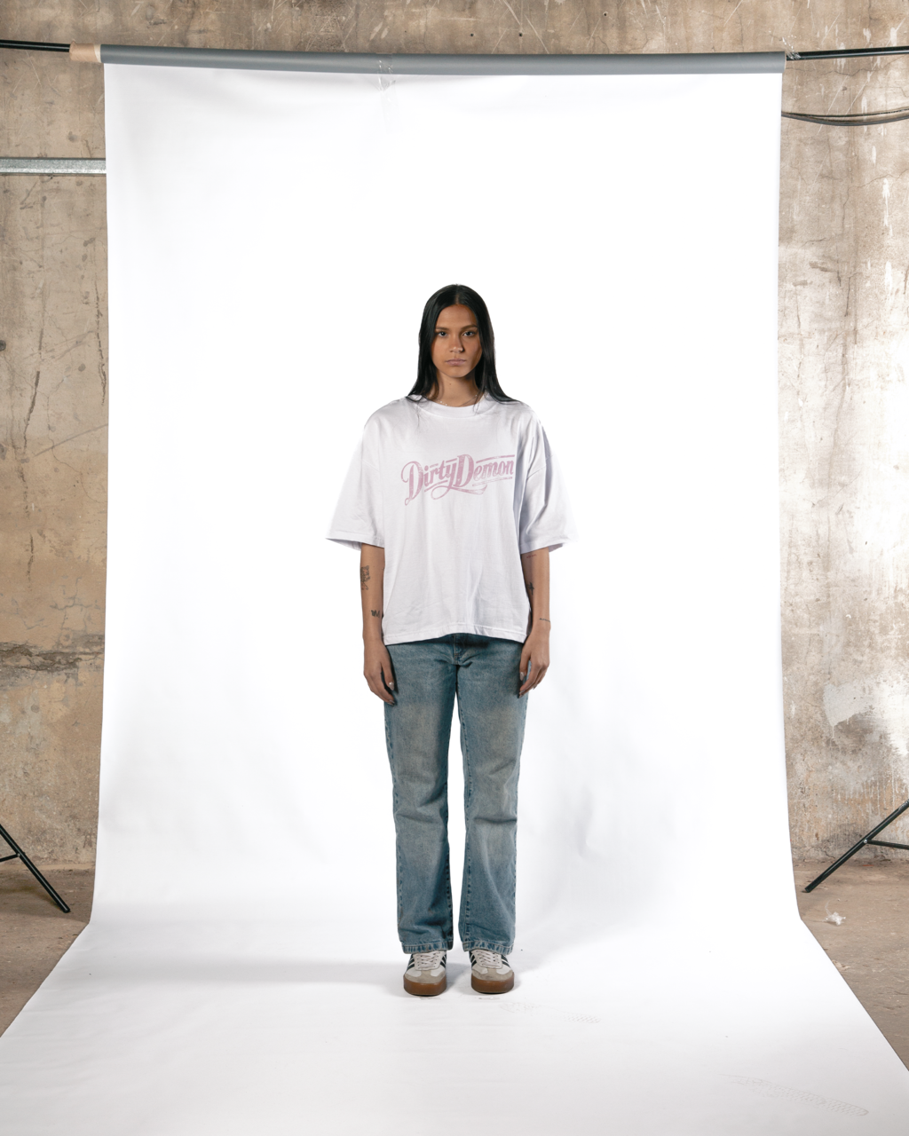 REMERA SIGNATURE "PNK" BLANCA