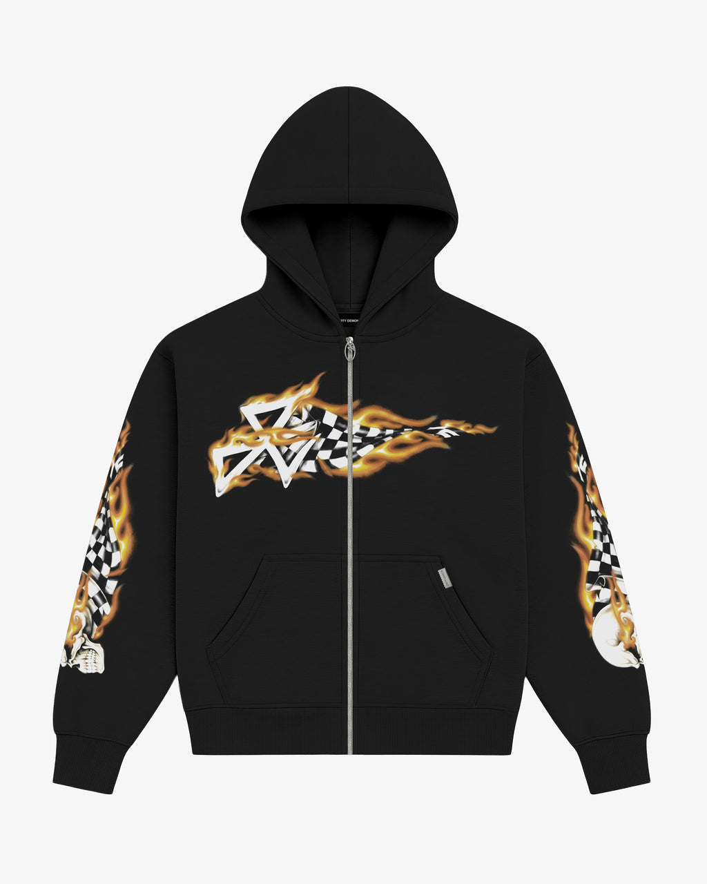 CAMPERA ZIP CHECKERED